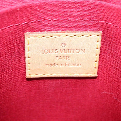 Louis Vuitton Rosewood Avenue Monogram Vernis, Red, Patent Leather, Handbag