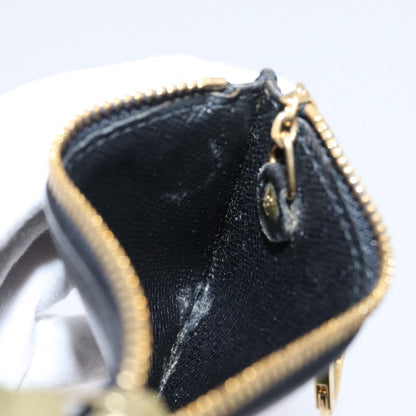 Louis Vuitton Pochette Clés Epi, Black, Leather, Wallet