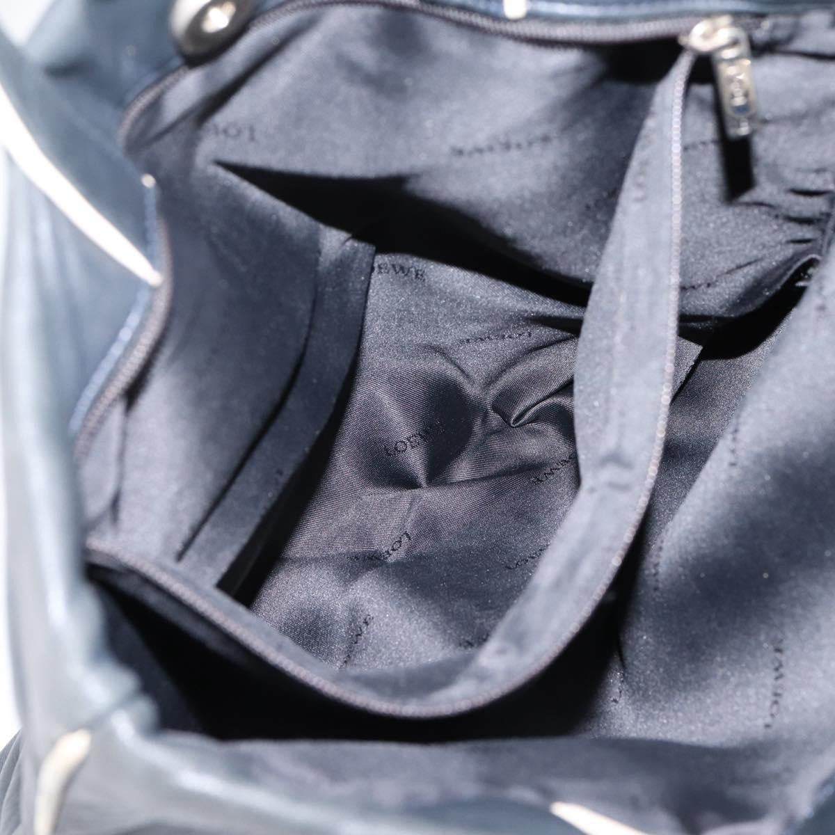 Loewe Tote Leather, Black, Leather, Tote Bag