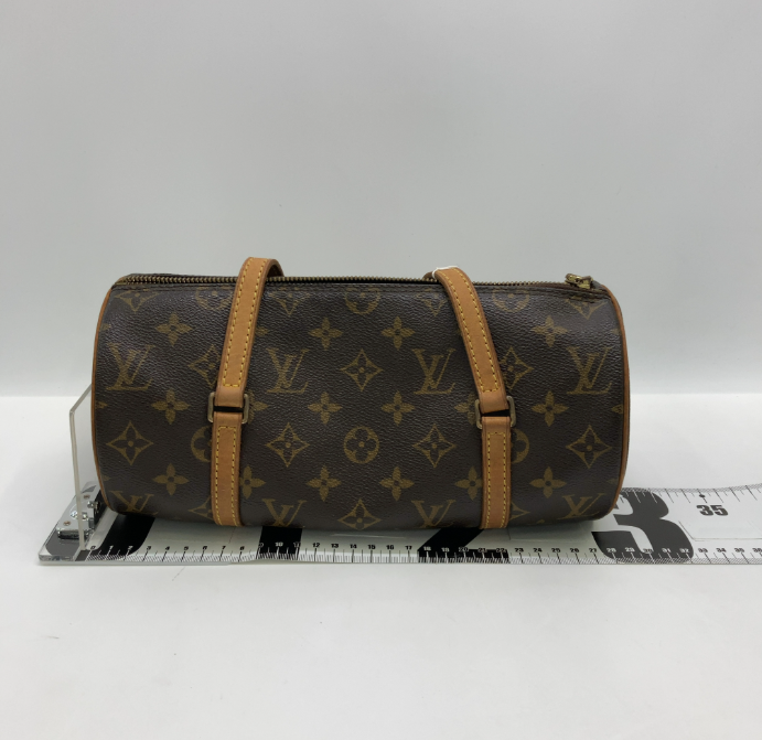 Louis Vuitton Papillon Handbag Monogram Canvas, Brown, Canvas, Handbag