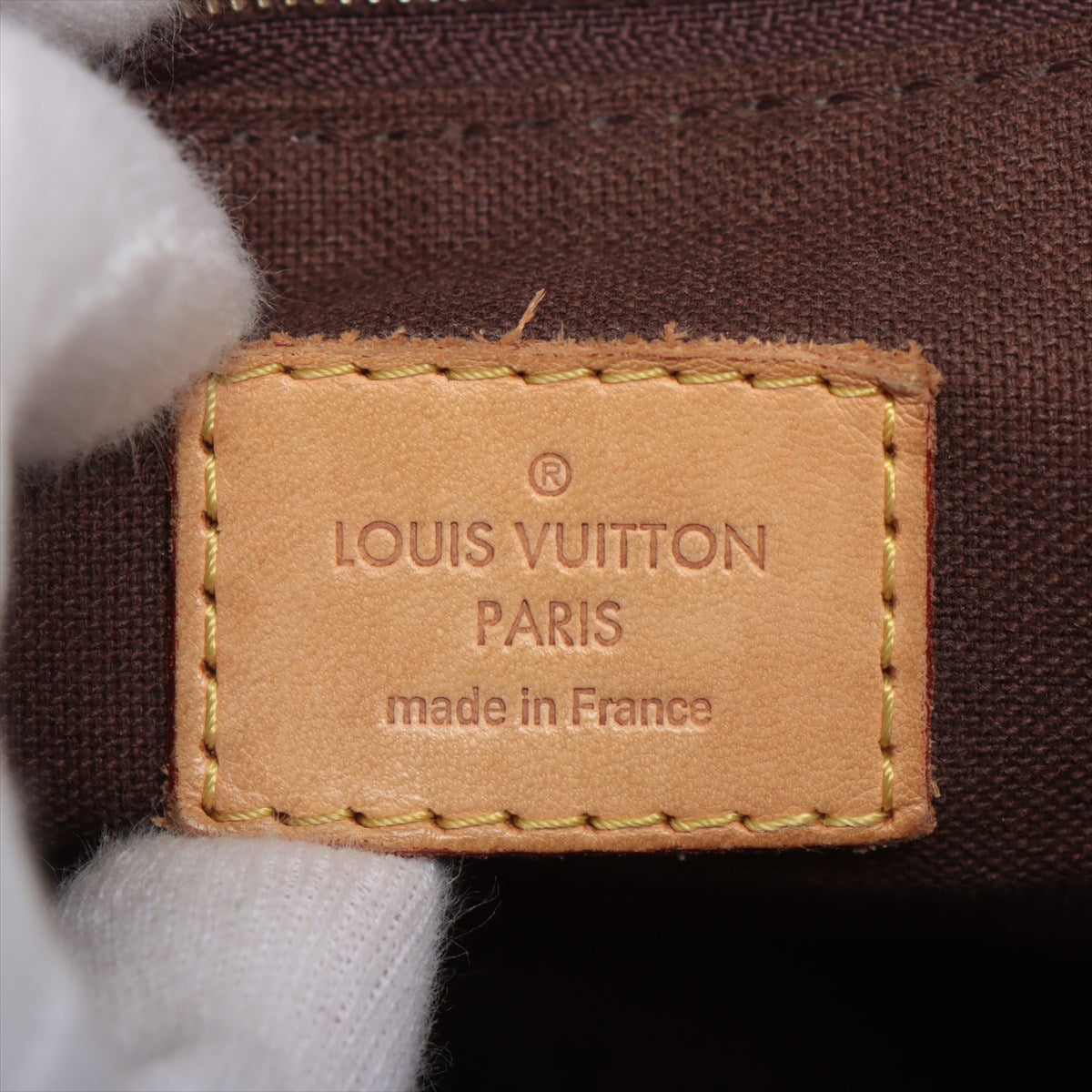 Louis Vuitton Menilmontant Handbag Monogram Canvas, BROWN, CANVAS, Crossbody bag