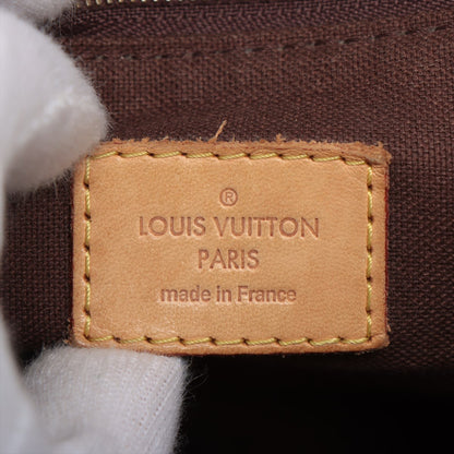 Louis Vuitton Menilmontant Handbag Monogram Canvas, BROWN, CANVAS, Crossbody bag
