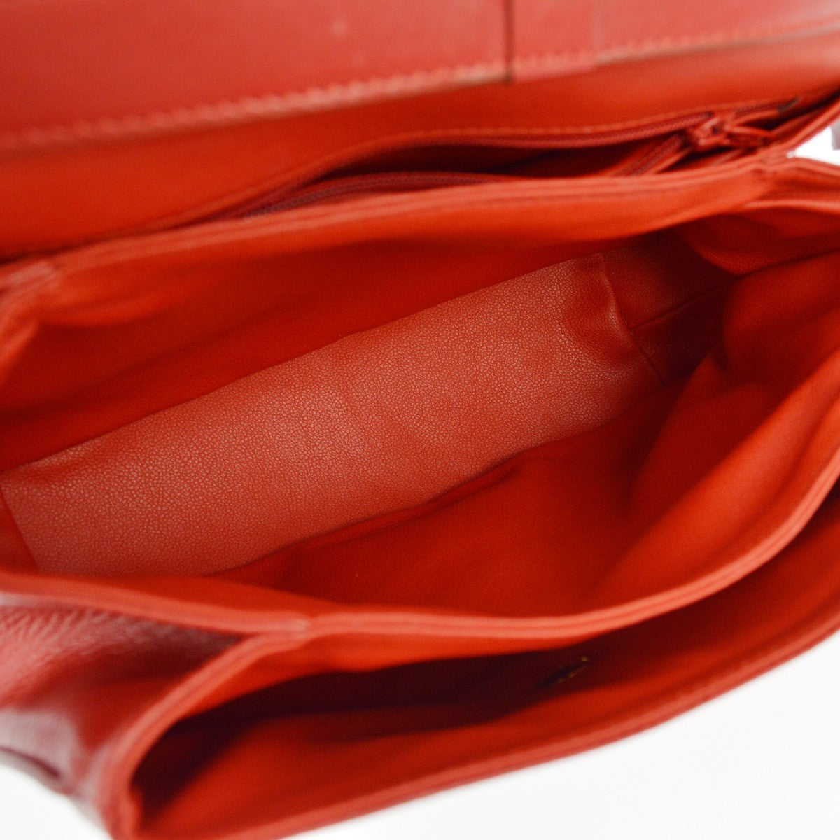 Christian Dior Shoulder Leather, Red, Leather, Shoulder Bag