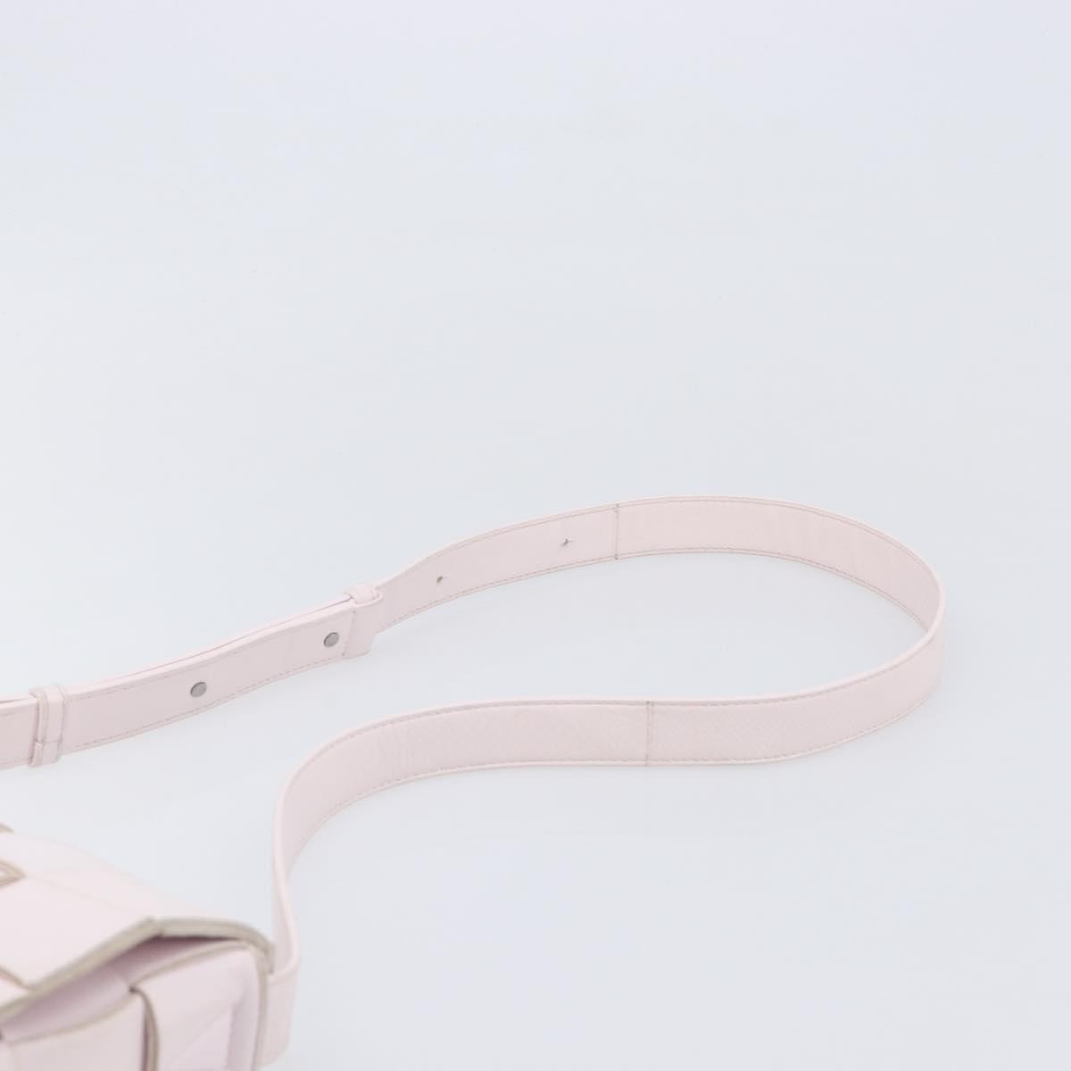 Bottega Veneta Cassette Maxi Intrecciato Leather, Pink, Leather, Crossbody Bag