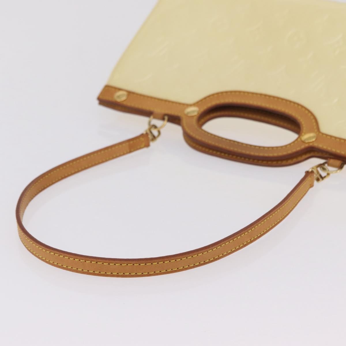 Louis Vuitton Roxbury Drive Monogram Vernis, Beige, Patent Leather, Handbag