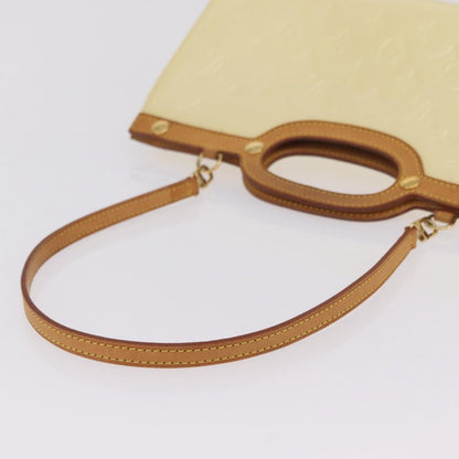Louis Vuitton Roxbury Drive Monogram Vernis, Beige, Patent Leather, Handbag