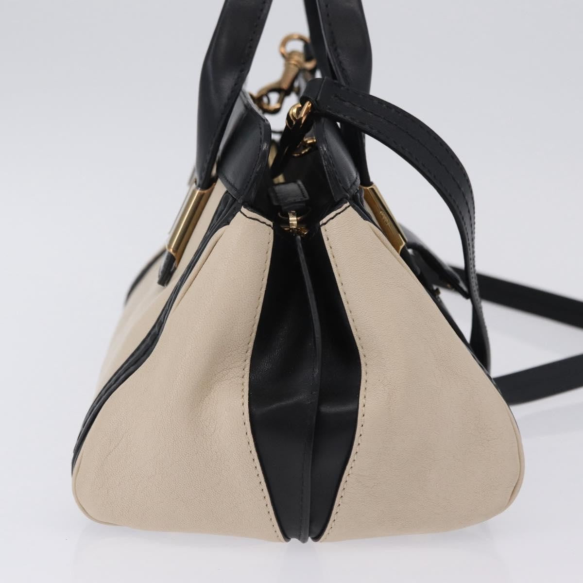 Chloe Alice Satchel Leather, Black, Leather, Handbag