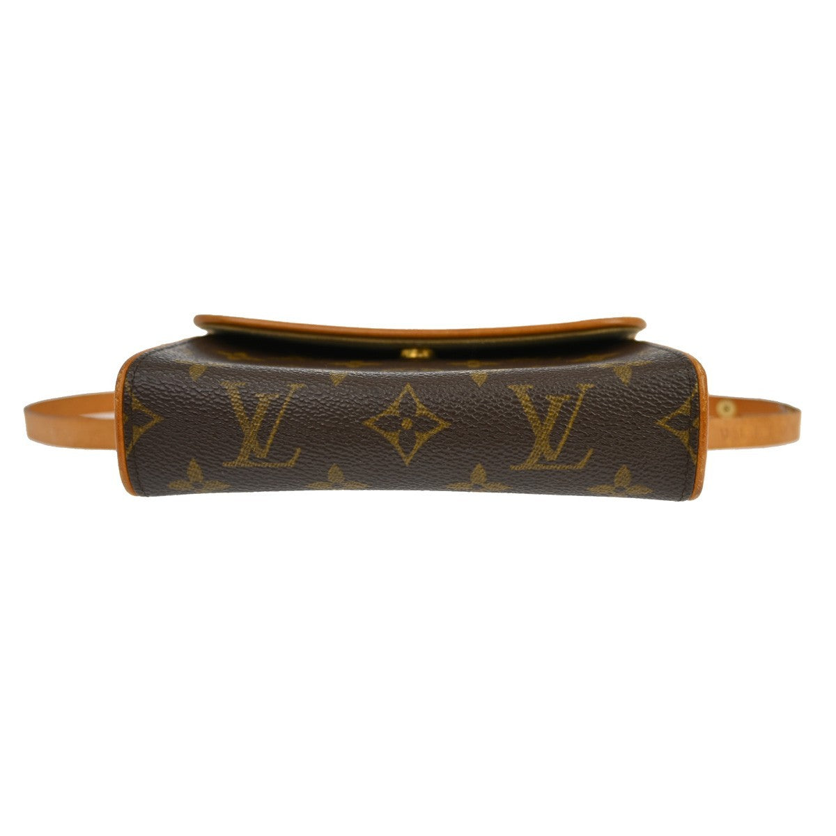 Louis Vuitton Florentine Monogram, Brown, Canvas, Clutch