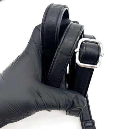 Prada Double Zip Convertible Soft Calf, Black, Leather, Tote Bag