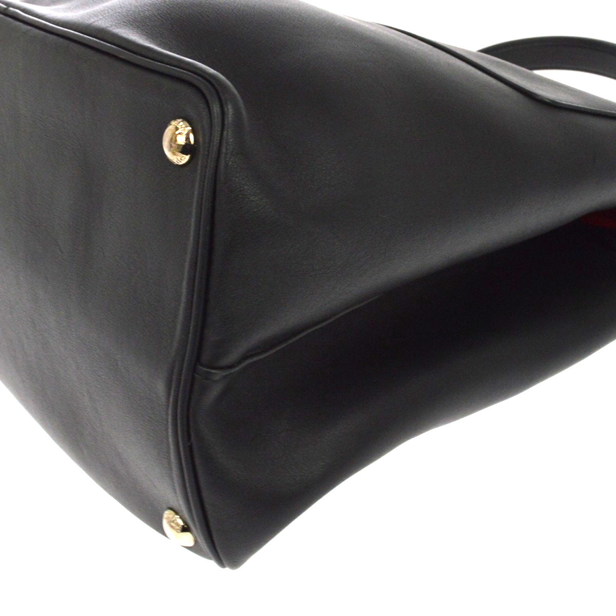 Prada Dual Flap Double Turn Lock Satchel City Calfskin, Black, Leather, Handbag