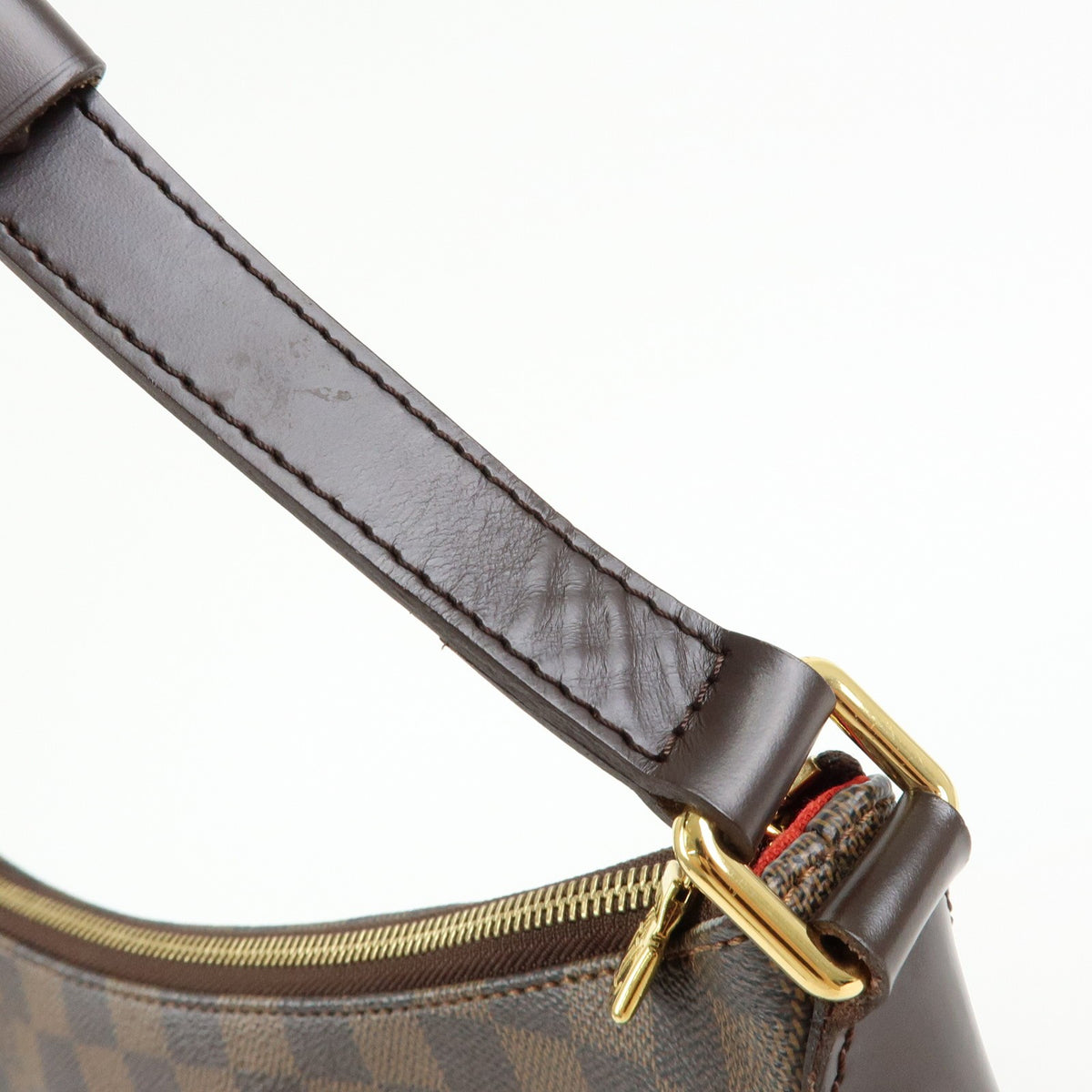Louis Vuitton Bloomsbury Damier, Brown, Canvas, Shoulder Bag
