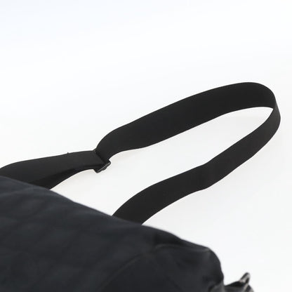 Chanel Travel Line Boston Nylon, Black, Nylon, Travel Bag