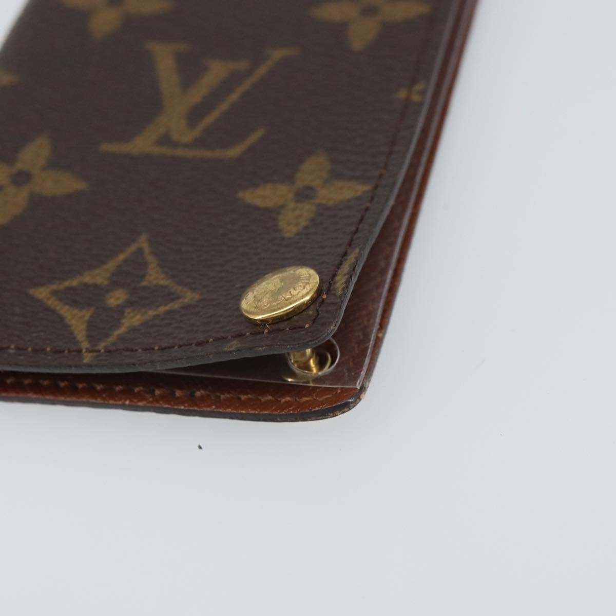 Louis Vuitton Porte Cartes Pression Card Case Monogram Canvas, Brown, Canvas, Card Holder