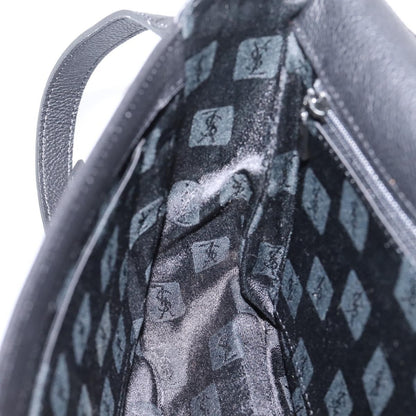 Saint Laurent Vintage Shoulder bag leather, Black, Leather, Shoulder Bag