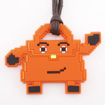 Hermes Kelly Dole Bag Charm Rubber, Orange, Rubber, Charm