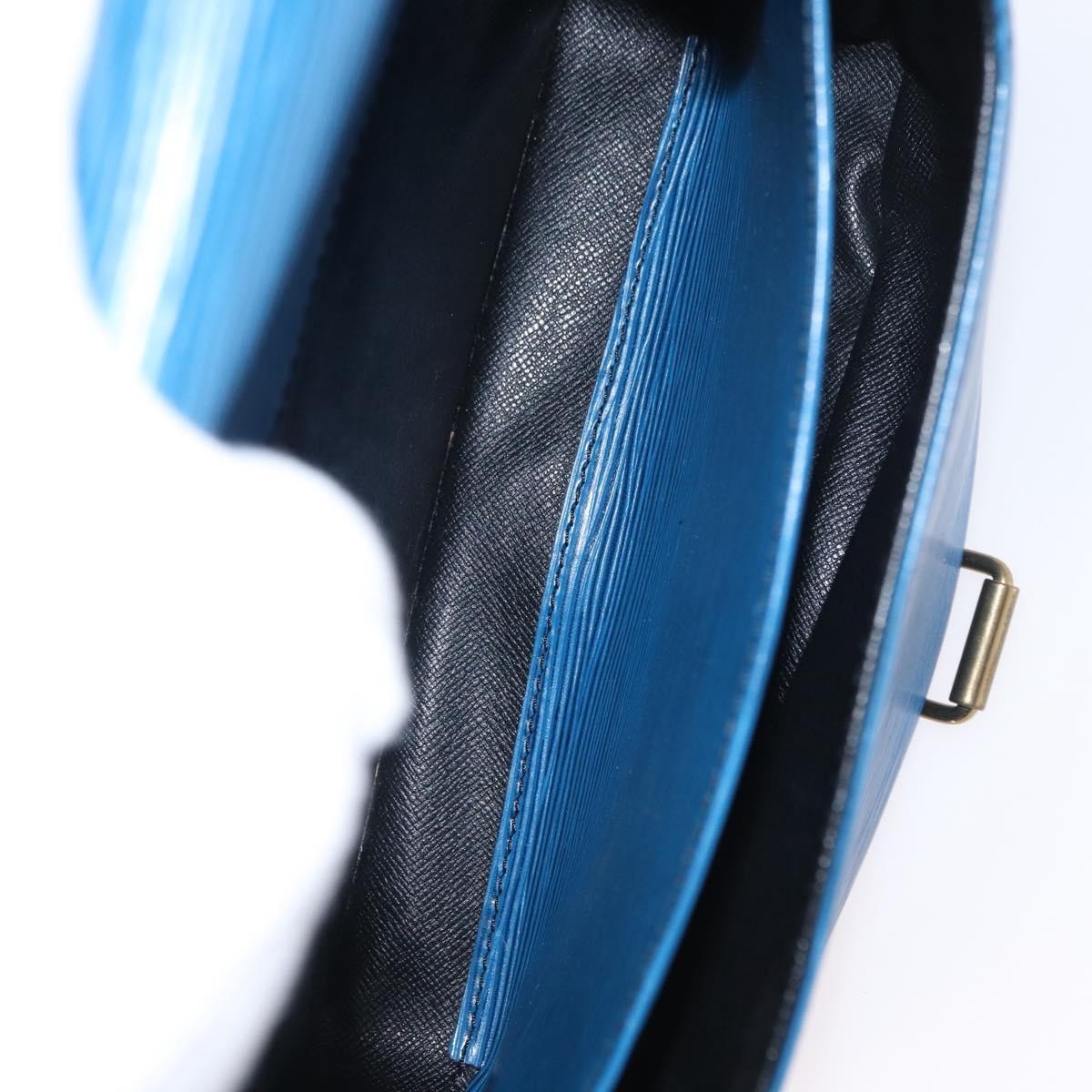 Louis Vuitton Cartouchiere Epi Leather, Blue, Leather, Shoulder Bag