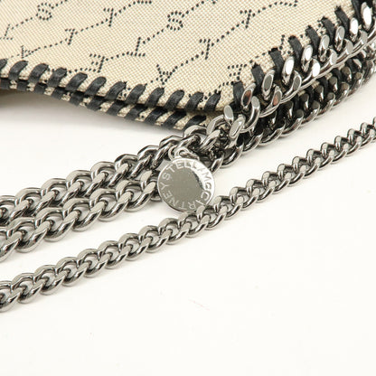 Stella McCartney Falabella Faux Leather, Beige, Canvas, Tote Bag