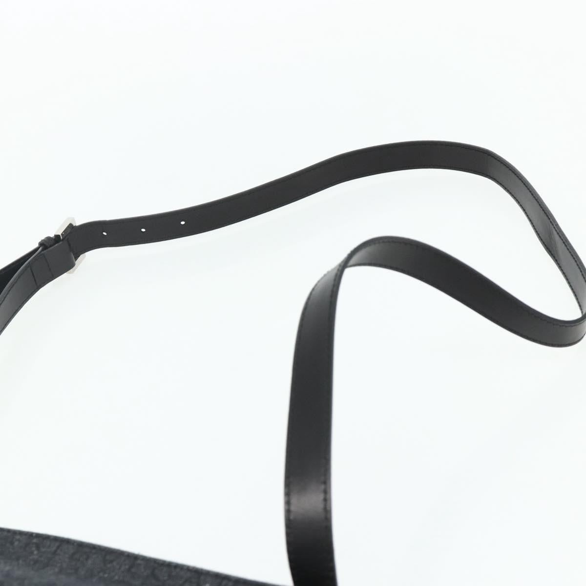 Bvlgari Logomania Canvas, Blue, Canvas, Shoulder Bag