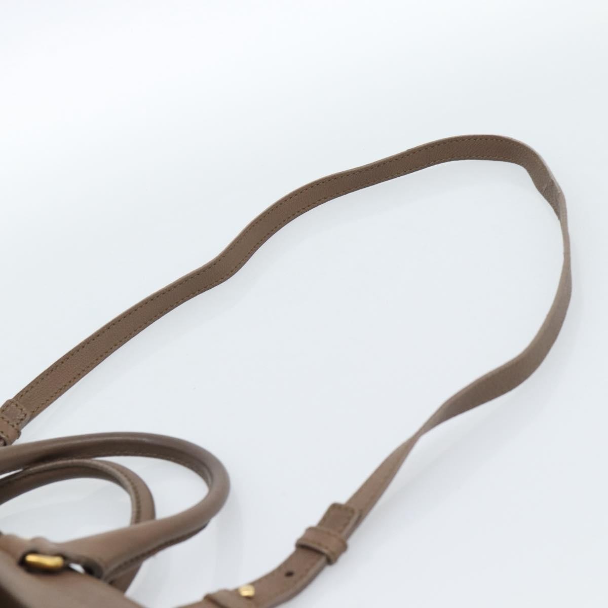 Saint Laurent Chyc Cabas Leather, Brown, Leather, Tote Bag