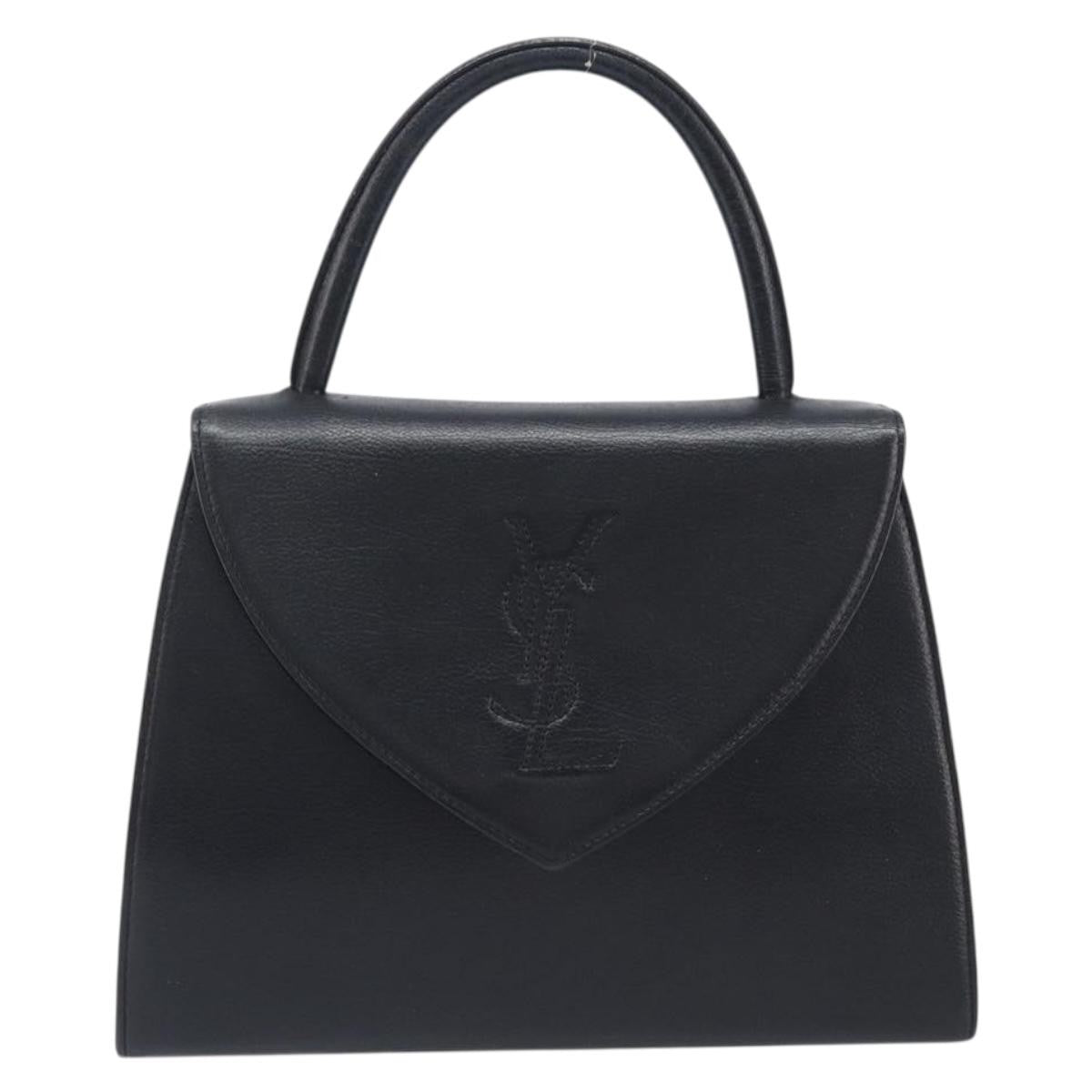 Saint Laurent Handbag Leather, Black, Leather, Handbag