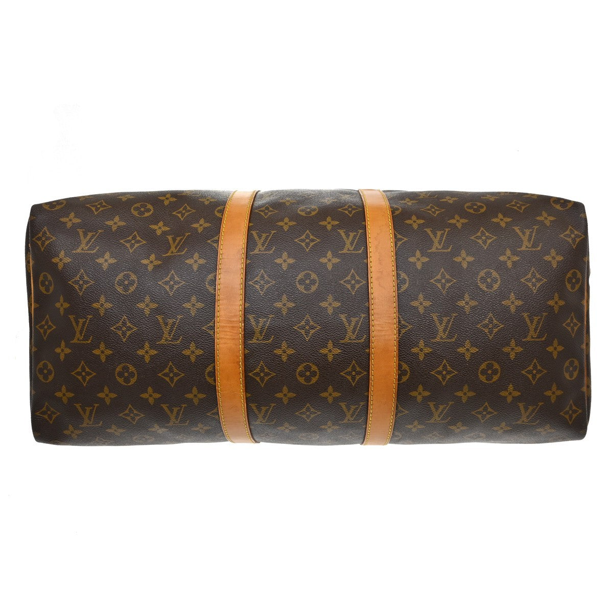 Louis Vuitton Keepall Monogram, Brown, Canvas, Travel Bag