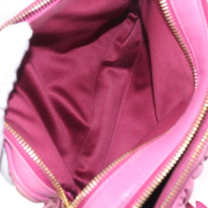 Miu Miu Tech Matelasse Leather, Pink, Leather, Crossbody Bag