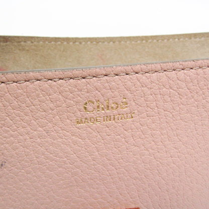 Chloe Drew Leather, Pink, Leather, Crossbody Bag