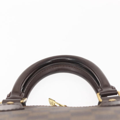 Louis Vuitton Alma Handbag Damier, BROWN, CANVAS, Handbag