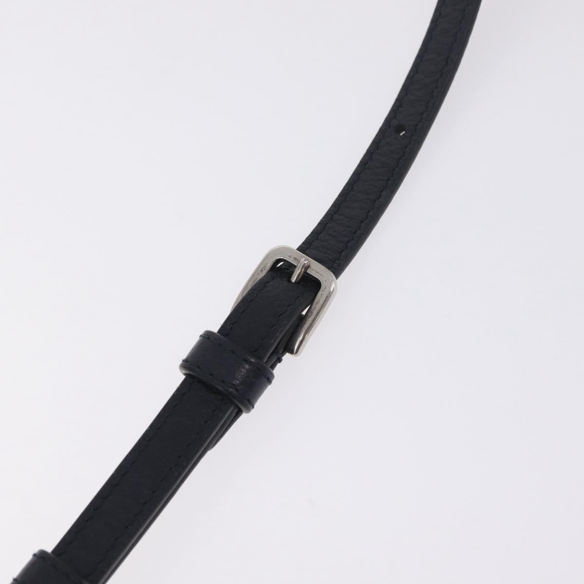 Gucci Horsebit 1955 GG Coated Canvas with Leather, Navy, Canvas, Crossbody Bag