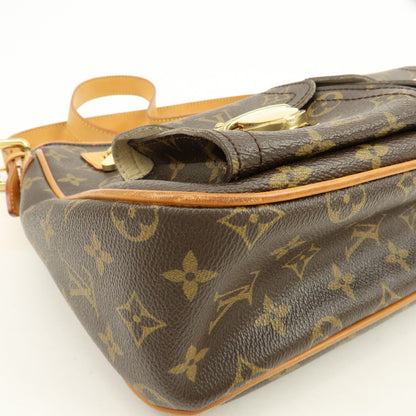 Louis Vuitton Hudson Monogram Canvas, Brown, Canvas, Handbag