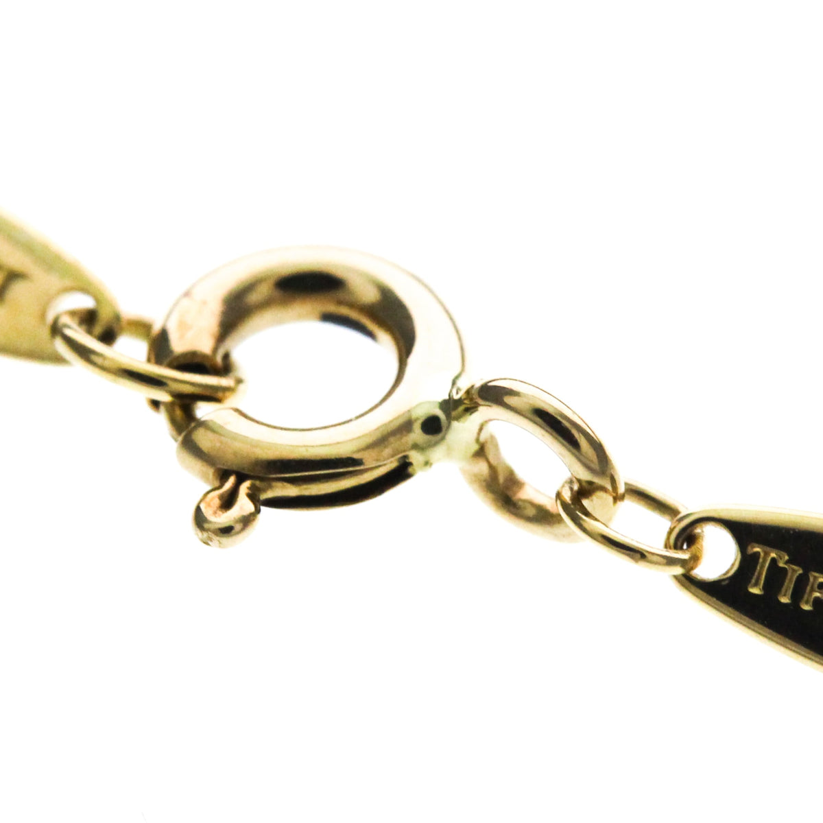 Tiffany & Co. Elsa Peretti Diamonds By The Yard Pendant 18K Yellow Gold with Diamond, Gold, Yellow Gold, Necklace