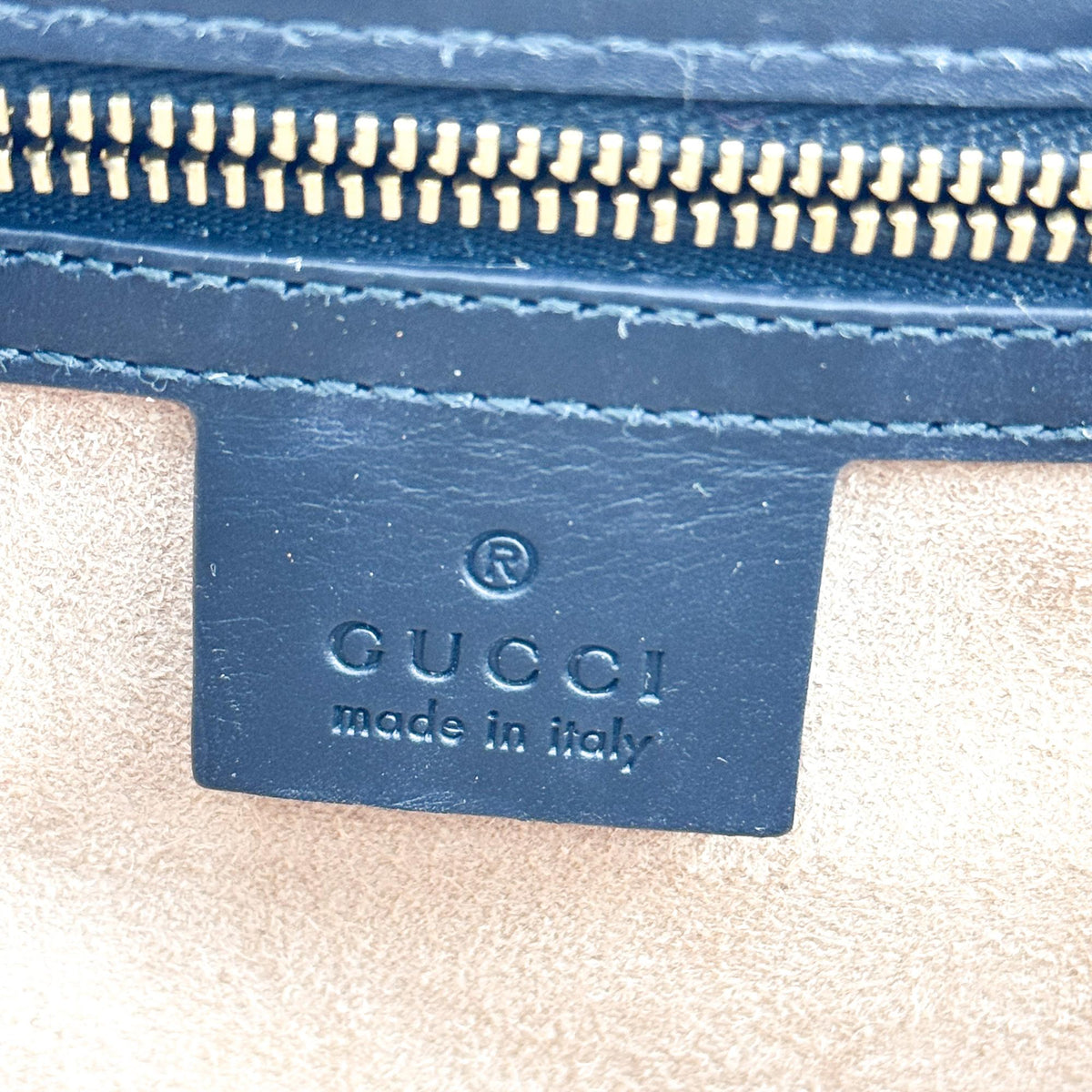 Gucci Sylvie Chain Leather, Black, Leather, Shoulder Bag