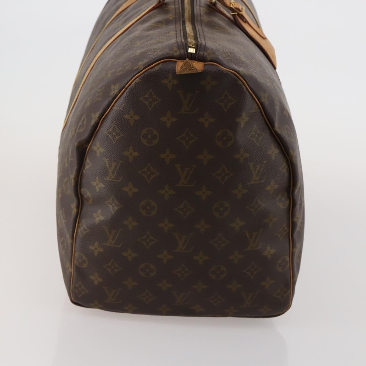 Louis Vuitton Keepall Monogram, Brown, Canvas, Travel Bag