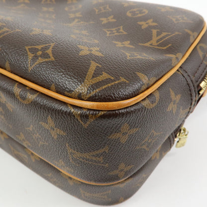Louis Vuitton Reporter Monogram Canvas, Brown, Canvas, Shoulder Bag