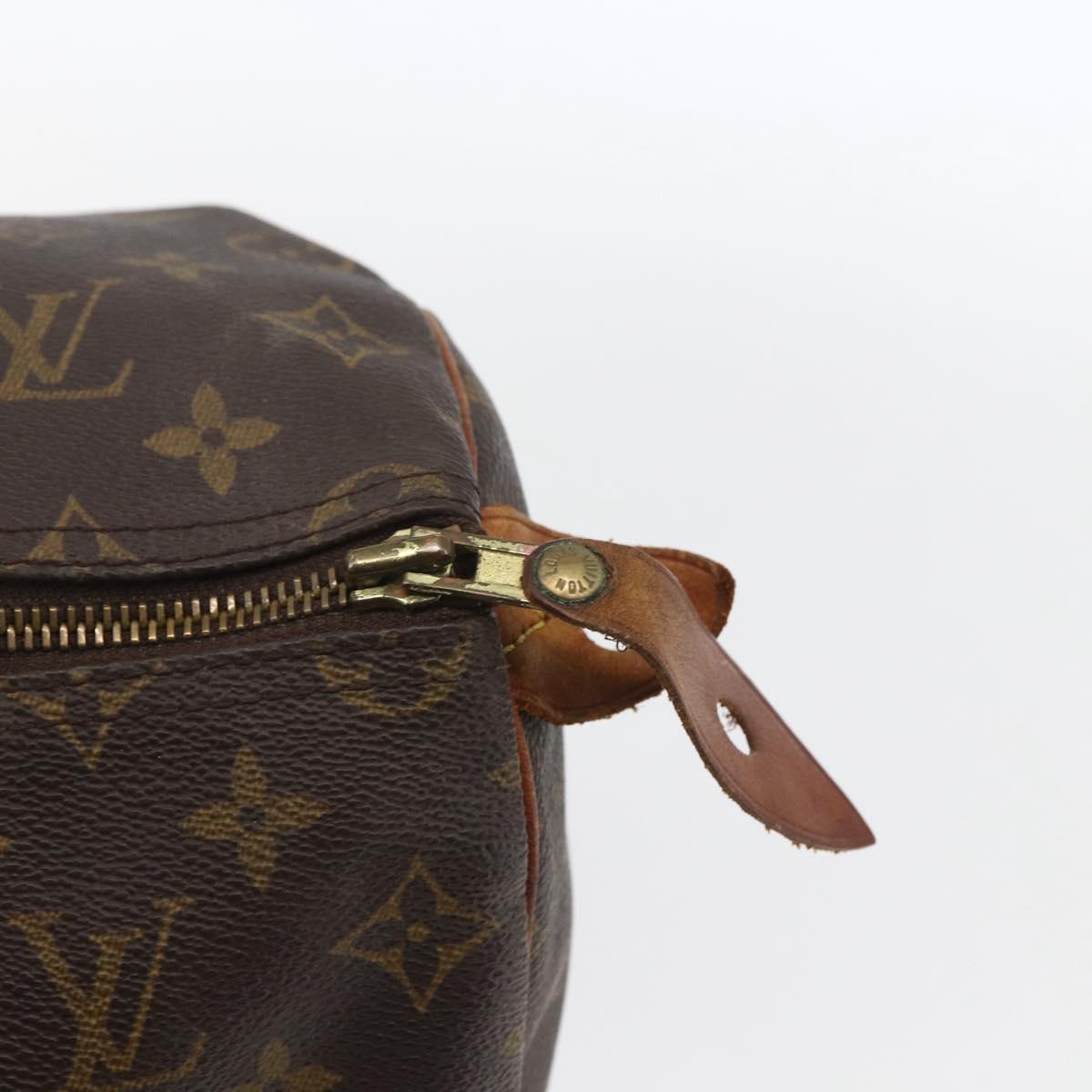 Louis Vuitton Speedy Handbag Monogram Canvas, BROWN, CANVAS, Handbag