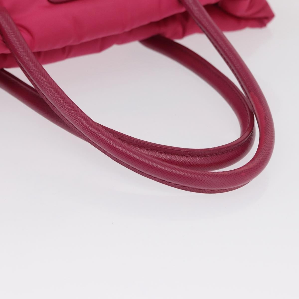Prada Bomber Tessuto, Pink, Nylon, Tote Bag