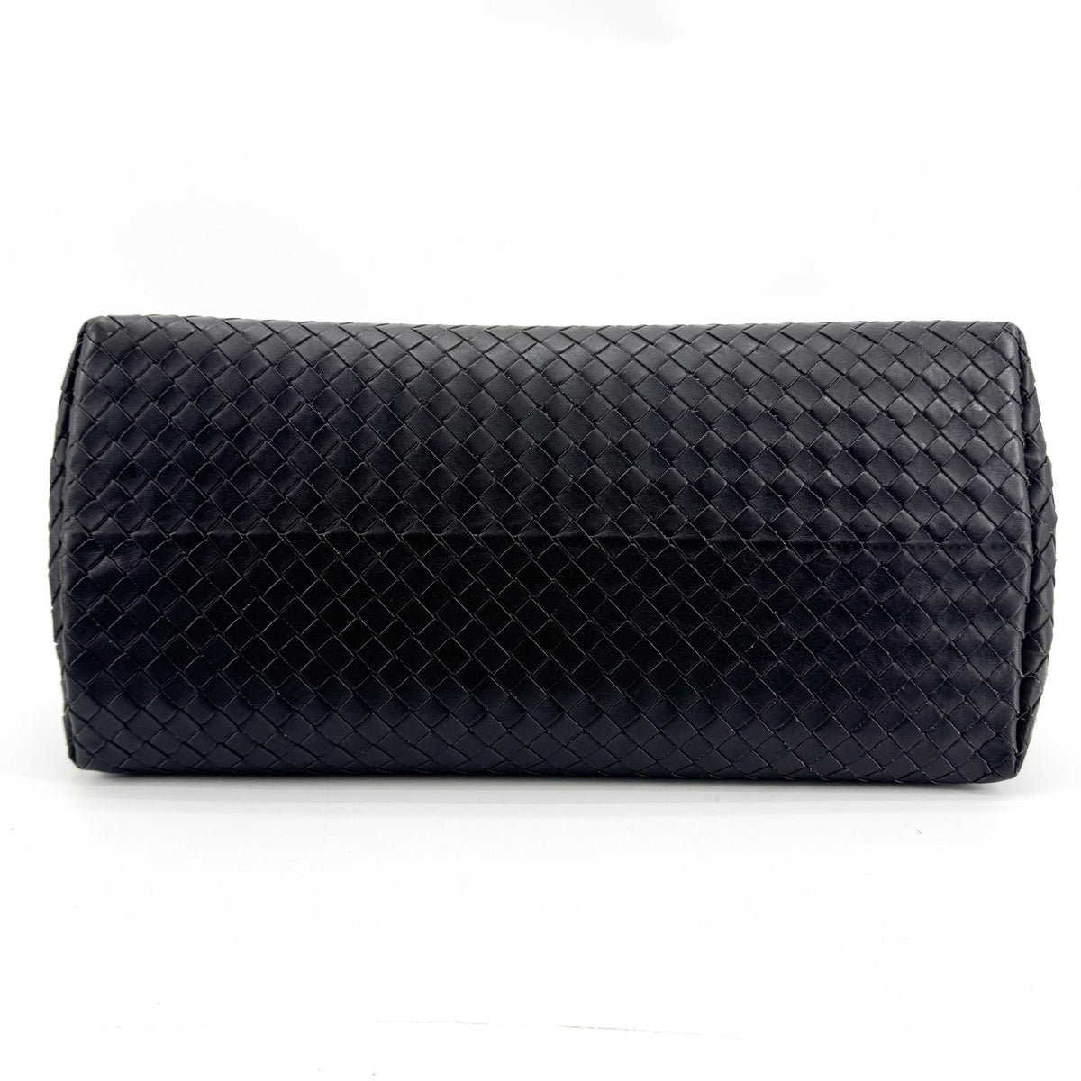 Bottega Veneta Capri Intrecciato Nappa, Black, Leather, Tote Bag