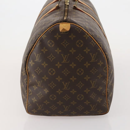 Louis Vuitton Keepall Monogram, Brown, Canvas, Travel Bag