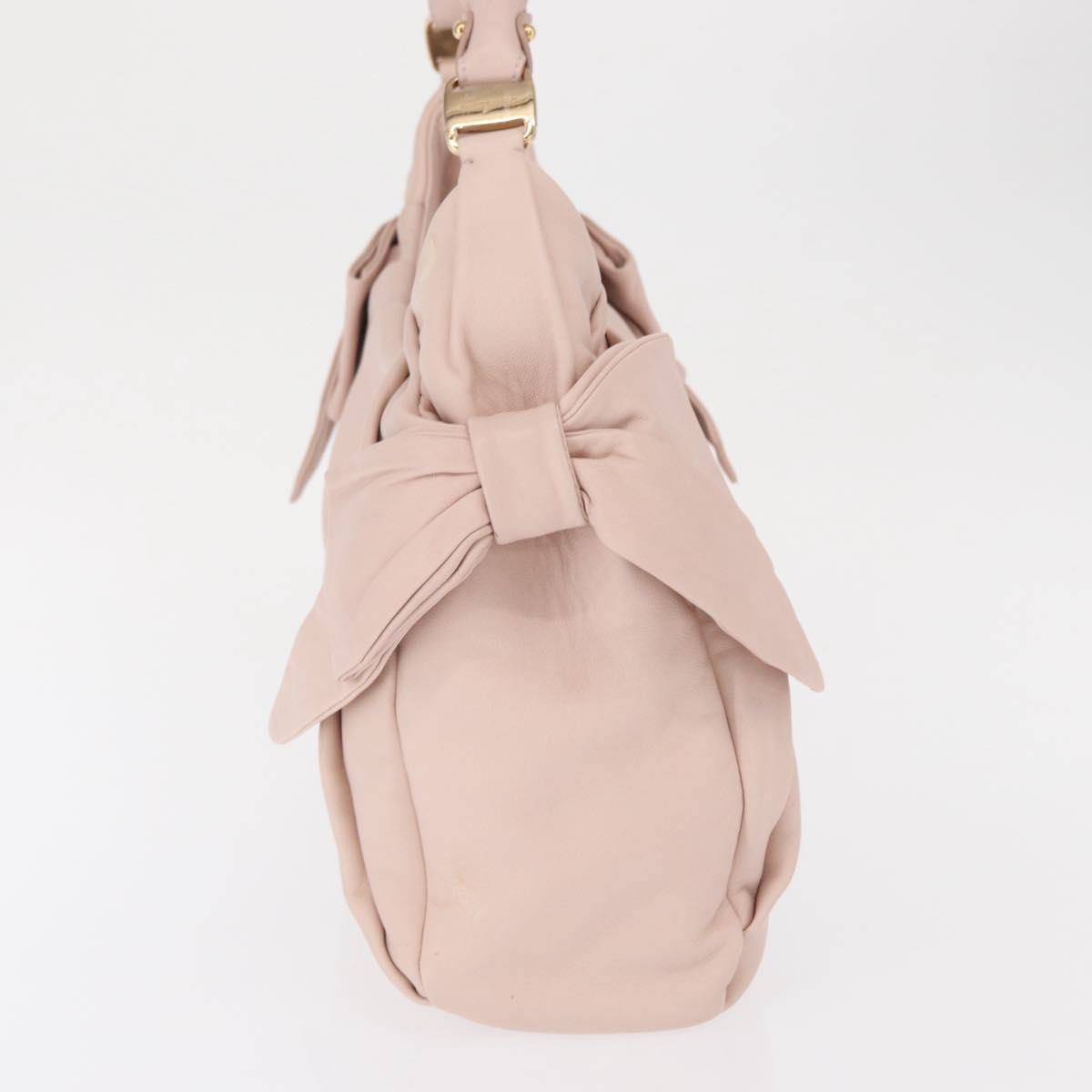 Salvatore Ferragamo Vala Leather, Pink, Leather, Shoulder Bag