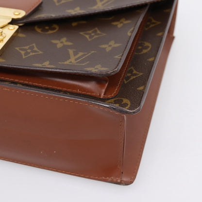 Louis Vuitton Monceau Monogram Canvas, Brown, Canvas, Handbag