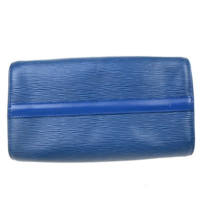 Louis Vuitton Speedy Epi, Blue, Leather, Handbag