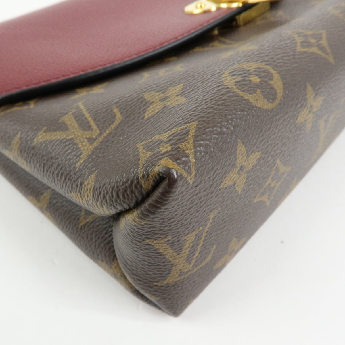 Louis Vuitton Saint Placide Monogram Canvas and Leather, Brown, Canvas, Handbag