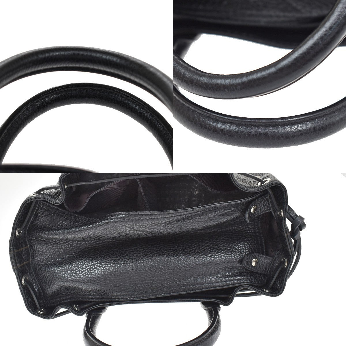 Louis Vuitton Trunks and Bags Shoe Tobago Leather, Black, Leather, Handbag