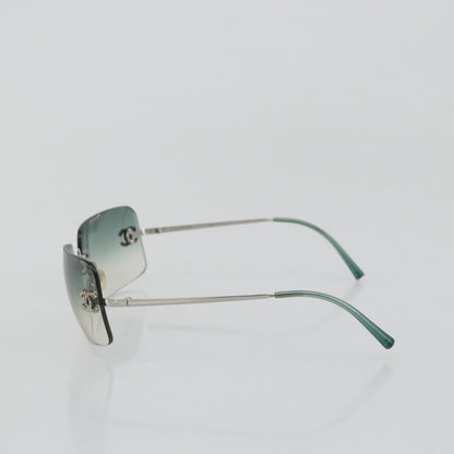 Chanel Logo CC Metal, Green, Metal, Sunglasses