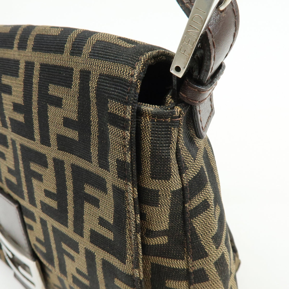 Fendi Fendi mamma baguette Monogram Canvas, Brown, Canvas, Handbag