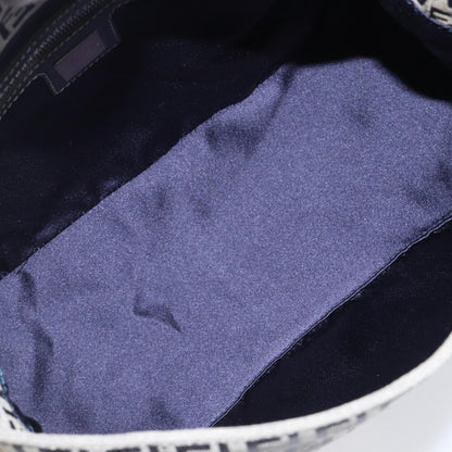 Fendi Zucchino Canvas Mamma Baguette Canvas, Navy, Canvas, Shoulder Bag