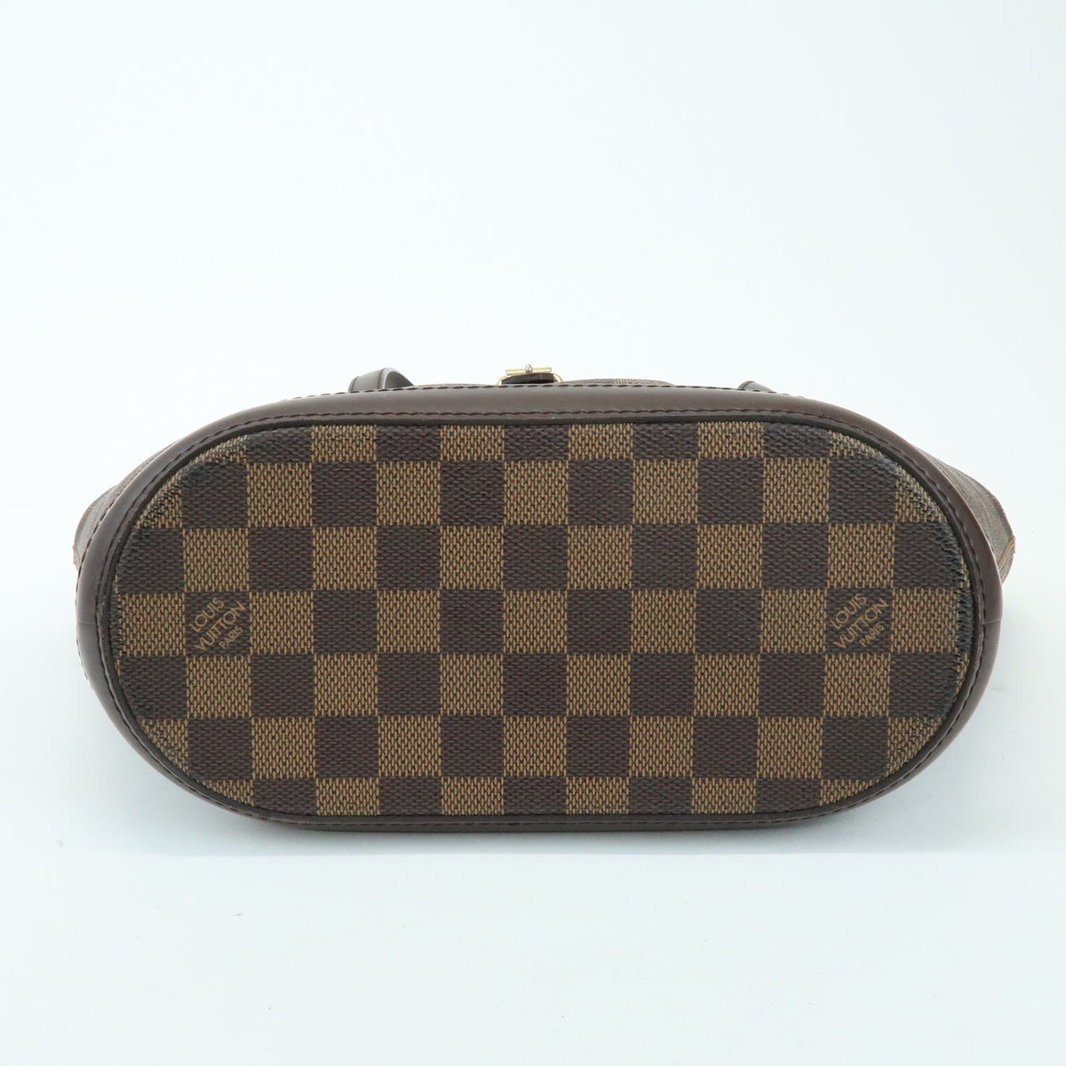 Louis Vuitton Manosque Damier, Brown, Canvas, Handbag