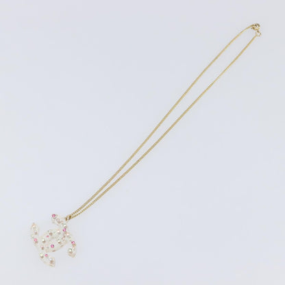 Chanel CC Pendant Multicolor Crystal Embellished Metal, Multicolour, Metal, Necklace