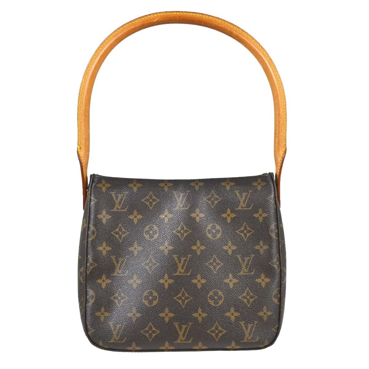 Louis Vuitton Looping Monogram Canvas, Brown, Canvas, Handbag