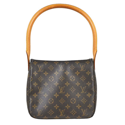 Louis Vuitton Looping Monogram Canvas, Brown, Canvas, Handbag